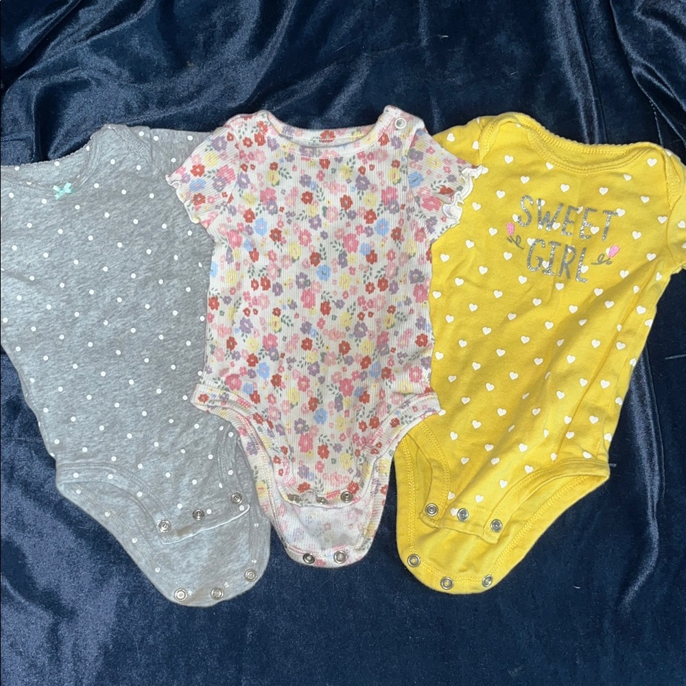 Assorted Baby 0-3 months Onesies and Rompers